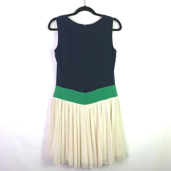 Eliza J Royal Collection Pleated Color Block Dress - Picture 2 of 5